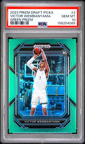 2023 Panini Prizm Draft Picks Victor Wembanyama [Green] #2 card