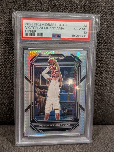 2023 Panini Prizm Draft Picks Victor Wembanyama [Hyper] #2 card