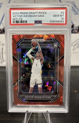 2023 Panini Prizm Draft Picks Victor Wembanyama [Red Ice] #2 card