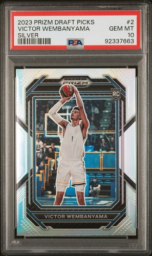 2023 Panini Prizm Draft Picks Victor Wembanyama [Silver] #2 card