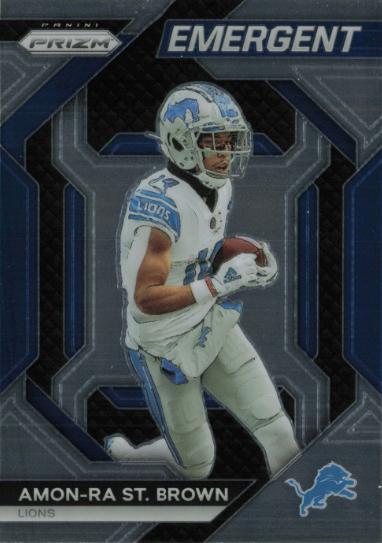 2023 Panini Prizm Emergent Amon Ra St. Brown #H-8 card