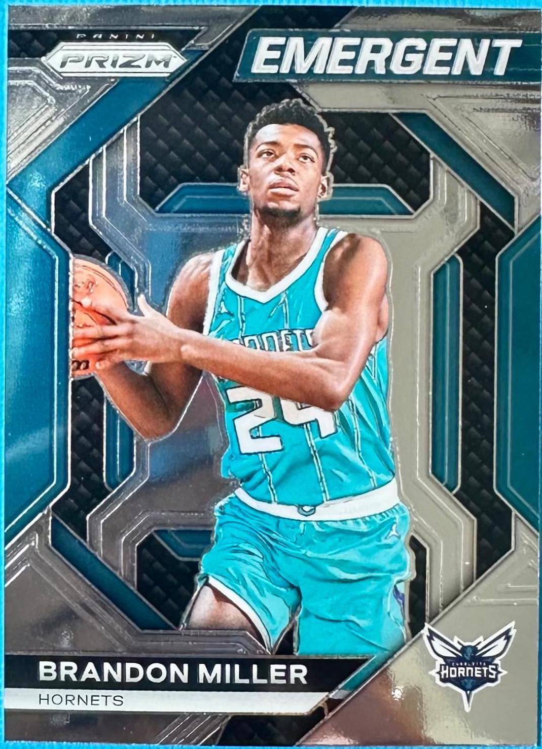 2023 Panini Prizm Emergent Brandon Miller #17 card