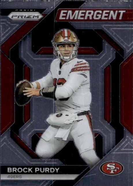 2023 Panini Prizm Emergent Brock Purdy #H-2 card