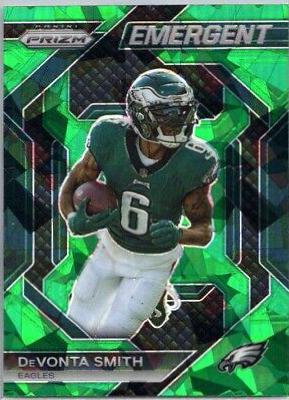2023 Panini Prizm Emergent DeVonta Smith [Green] #H-11 card