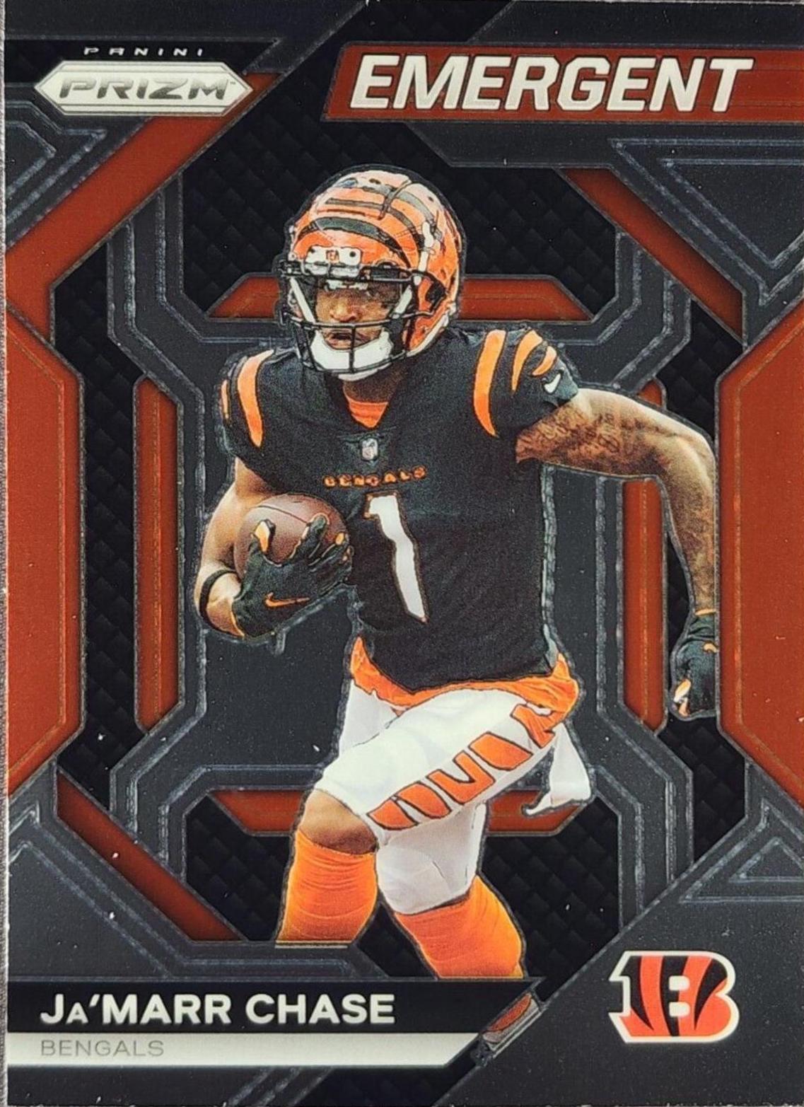2023 Panini Prizm Emergent Ja'Marr Chase #H-7 card