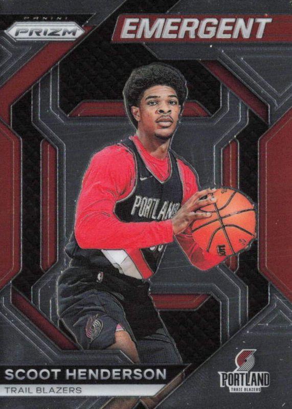 2023 Panini Prizm Emergent Scoot Henderson #16 card
