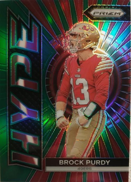 2023 Panini Prizm Hype Brock Purdy [Green] #H-2 card