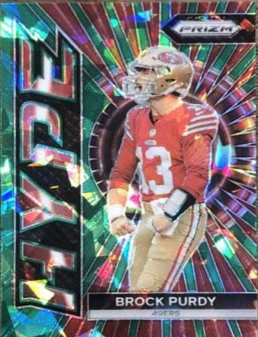 2023 Panini Prizm Hype Brock Purdy [Green Ice] #H-2 card