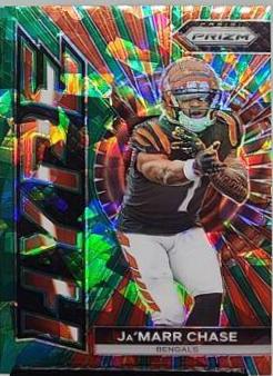 2023 Panini Prizm Hype Ja'Marr Chase [Green Ice] #H-8 card
