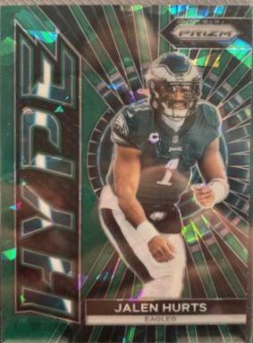 2023 Panini Prizm Hype Jalen Hurts [Green Ice] #H-3 card