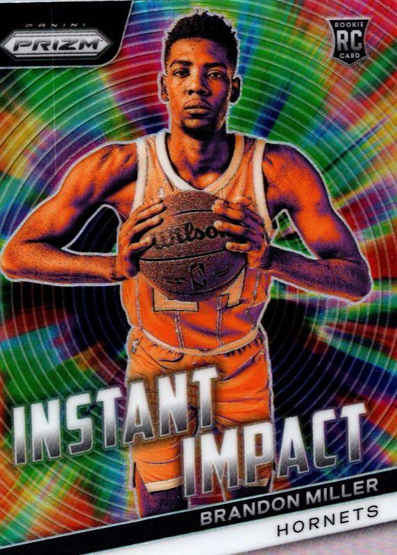 2023 Panini Prizm Instant Impact Brandon Miller [Silver] #4 card