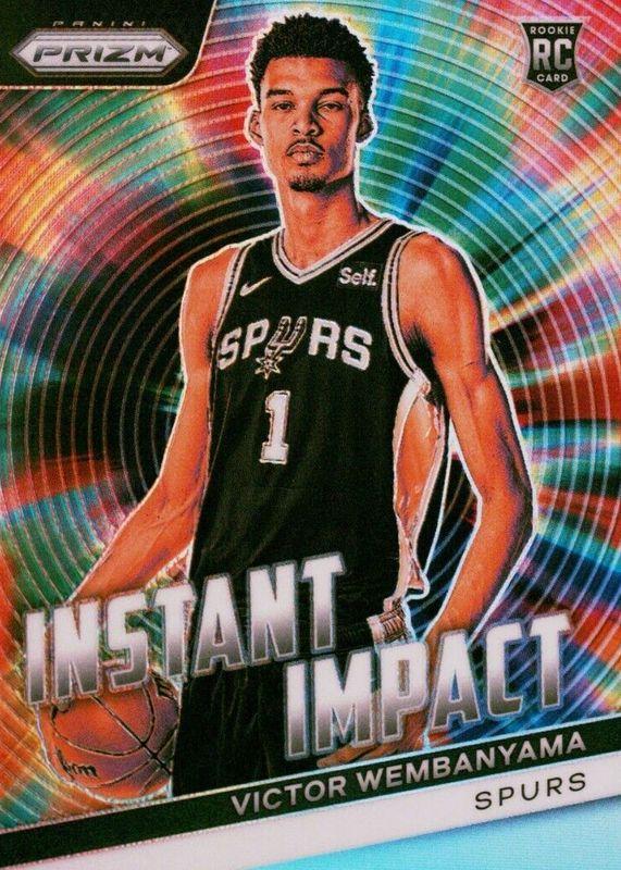 2023 Panini Prizm Instant Impact Victor Wembanyama [Silver] #3 card