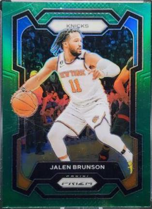 2023 Panini Prizm Jalen Brunson [Green] #9 card