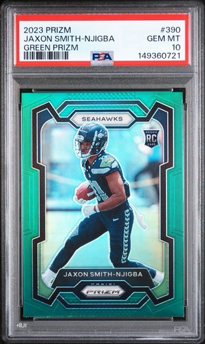 2023 Panini Prizm Jaxon Smith Njigba [Green] #390 card