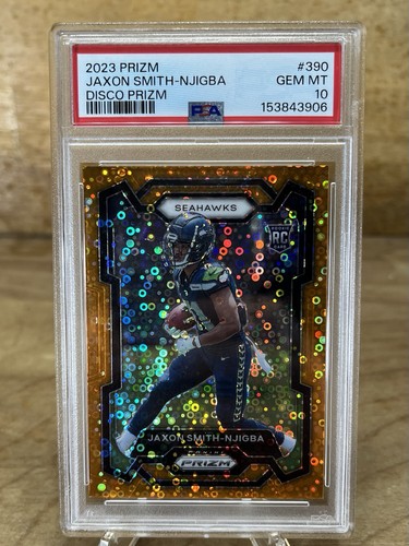 2023 Panini Prizm Jaxon Smith Njigba [Orange Disco] #390 card