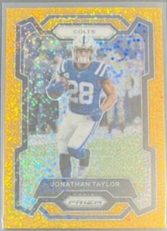 2023 Panini Prizm Jonathan Taylor [Gold Sparkle] #127 card