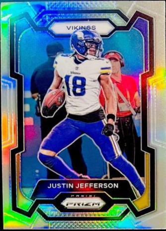 2023 Panini Prizm Justin Jefferson [Silver] #195 card