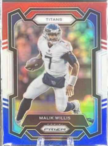 2023 Panini Prizm Malik Willis [Red White Blue] #289 card