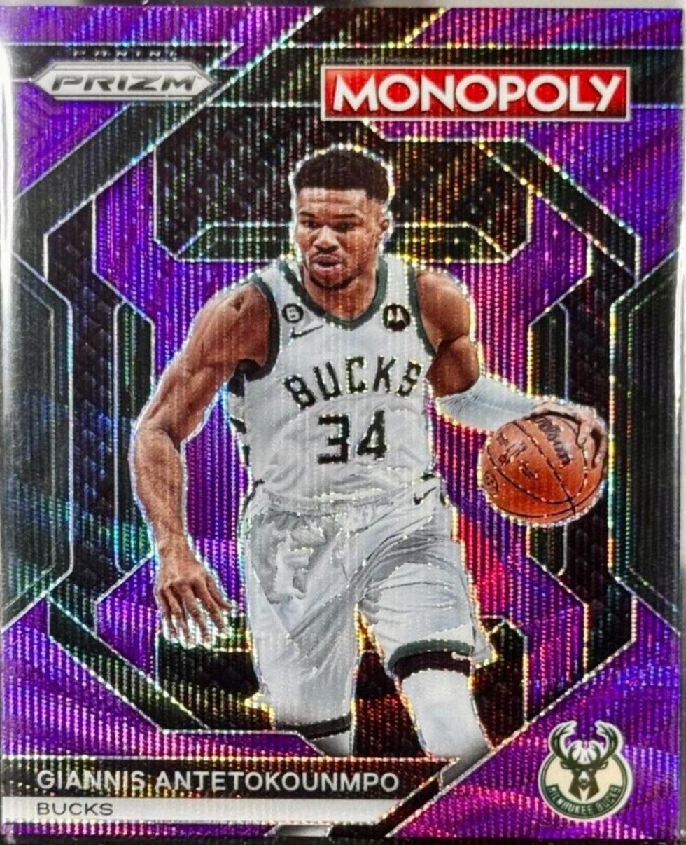 2023 Panini Prizm Monopoly All-Star Giannis Antetokounmpo [Purple] #PS5 card