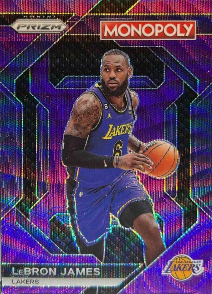 2023 Panini Prizm Monopoly All-Star LeBron James [Purple] #PS9 card