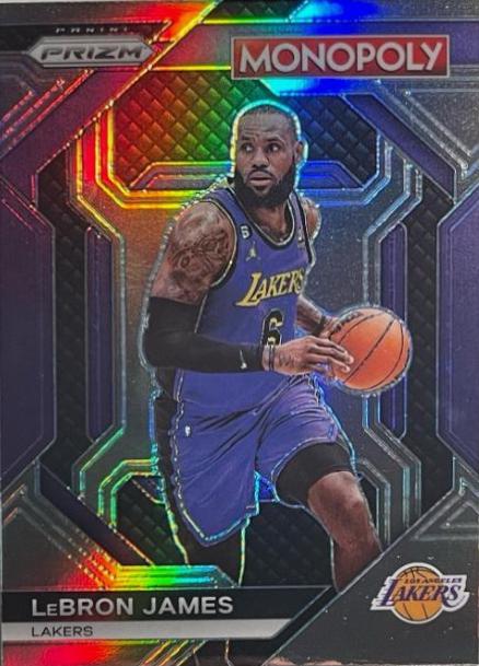 2023 Panini Prizm Monopoly All-Star LeBron James [Silver Prizms] #PS9 card