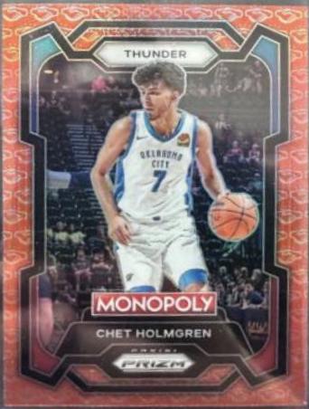 2023 Panini Prizm Monopoly Chet Holmgren #62 card