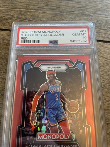 2023 Panini Prizm Monopoly Shai Gilgeous-Alexander [Red] #61 card