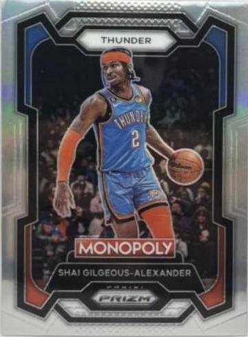 2023 Panini Prizm Monopoly Shai Gilgeous-Alexander [Silver] #61 card