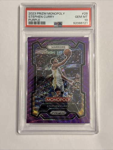 2023 Panini Prizm Monopoly Stephen Curry [Purple] #28 card