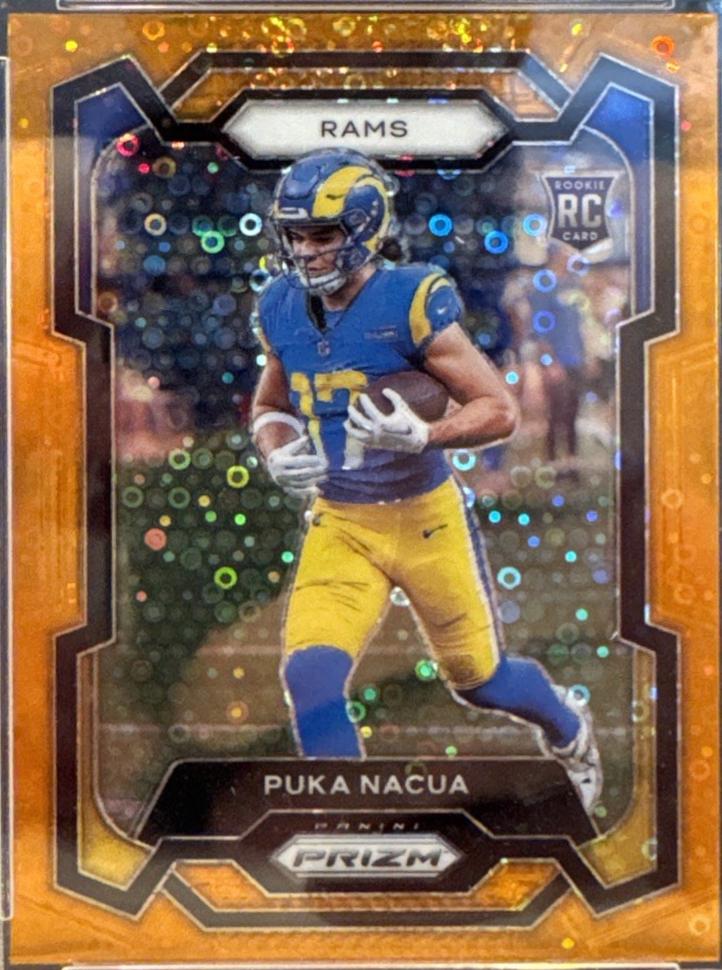 2023 Panini Prizm No Huddle Puka Nacua [Orange] #357 card