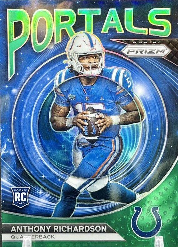 2023 Panini Prizm Portals Anthony Richardson [Prizms Green] #PO-5 card