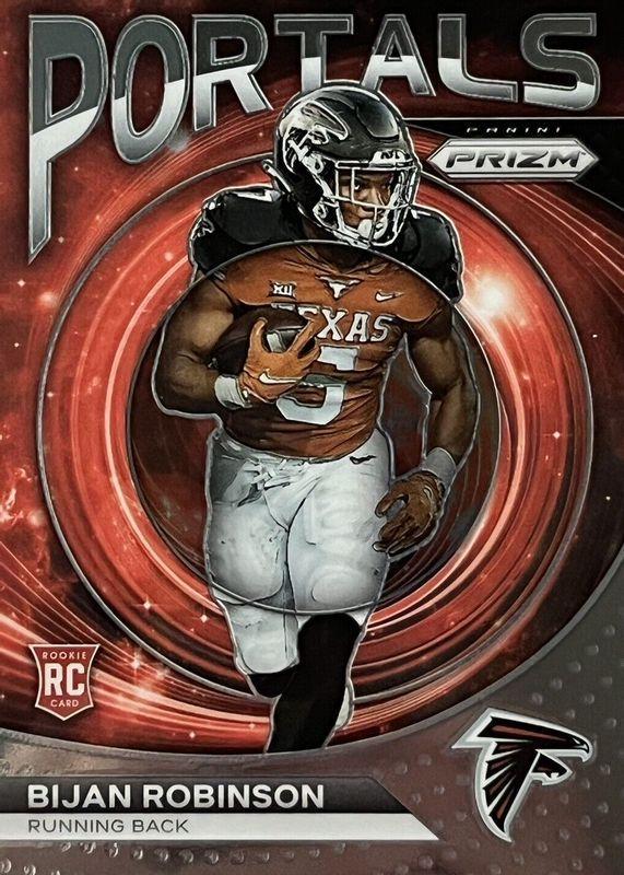 2023 Panini Prizm Portals Bijan Robinson #PO-8 card