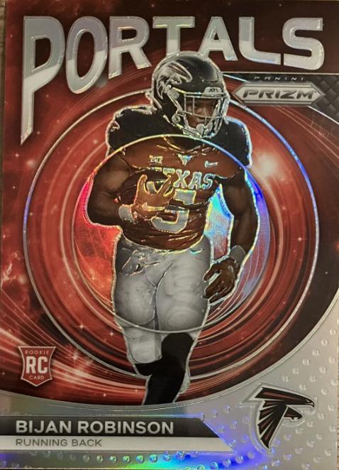 2023 Panini Prizm Portals Bijan Robinson [Prizms Silver] #PO-8 card
