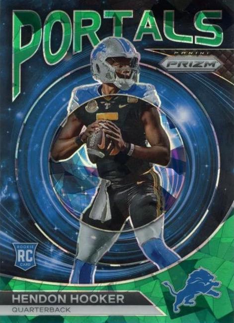 2023 Panini Prizm Portals Hendon Hooker [Prizms Green Ice] #PO-2 card