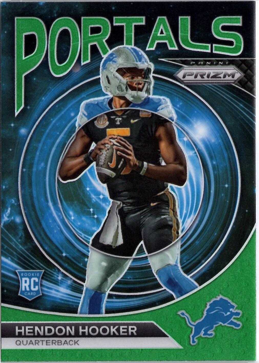 2023 Panini Prizm Portals Hendon Hooker [Prizms Green] #PO-2 card