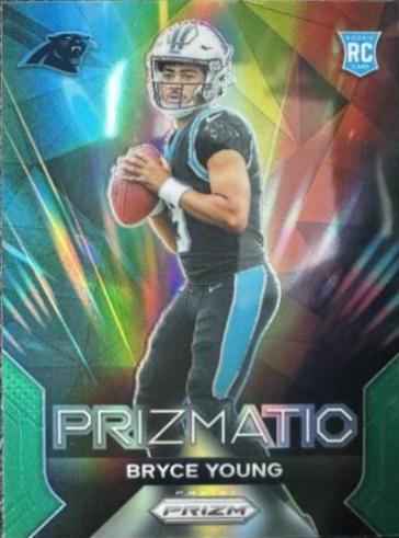 2023 Panini Prizm Prizmatic Bryce Young [Green] #4 card
