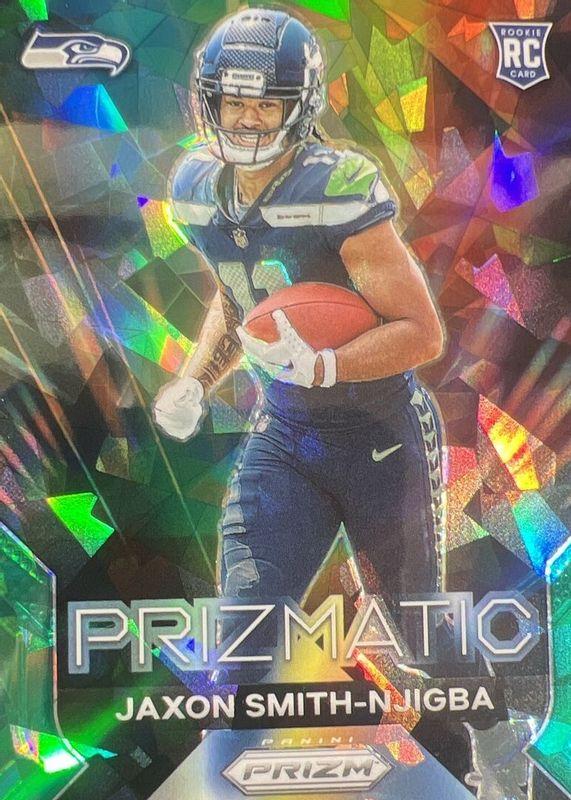 2023 Panini Prizm Prizmatic Jaxon Smith Njigba [Green Ice] #1 card