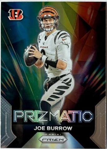 2023 Panini Prizm Prizmatic Joe Burrow #9 card