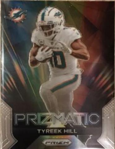 2023 Panini Prizm Prizmatic Tyreek Hill #13 card