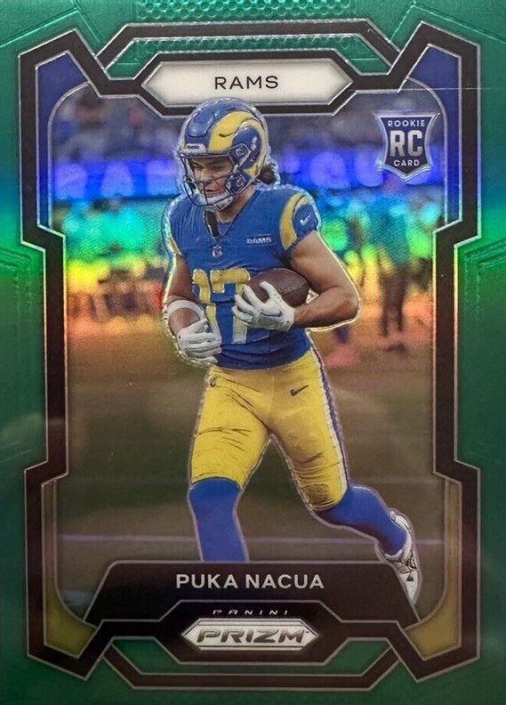 2023 Panini Prizm Puka Nacua [Green] #357 card