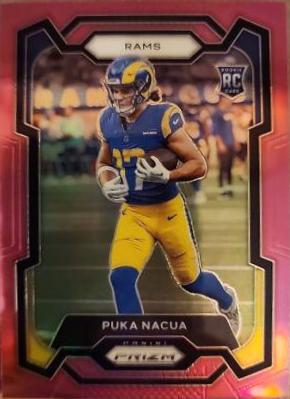 2023 Panini Prizm Puka Nacua [Pink] #357 card