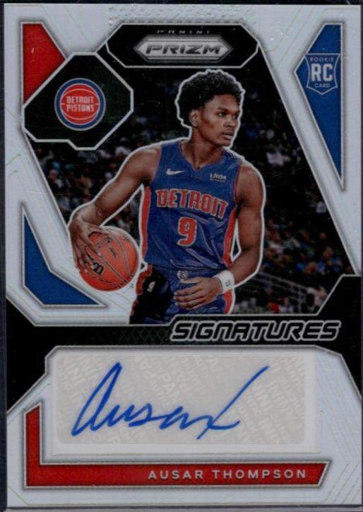 2023 Panini Prizm Rookie Signature Ausar Thompson [Silver Prizm] #RSI-ASR card
