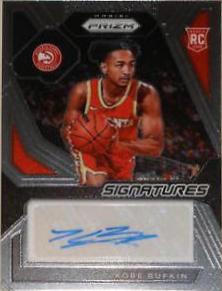 2023 Panini Prizm Rookie Signature Kobe Bufkin #RSI-BUF card