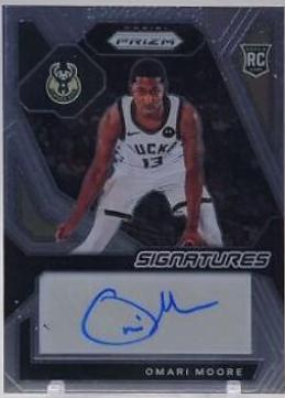 2023 Panini Prizm Rookie Signature Omari Moore #RSI-MOO card