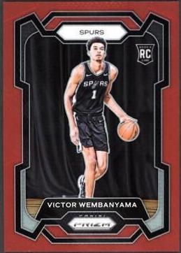 2023 Panini Prizm Victor Wembanyama [Red] #136 card