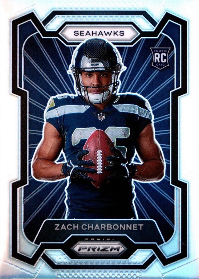 2023 Panini Prizm Zach Charbonnet [SP Variation Silver] #314 card