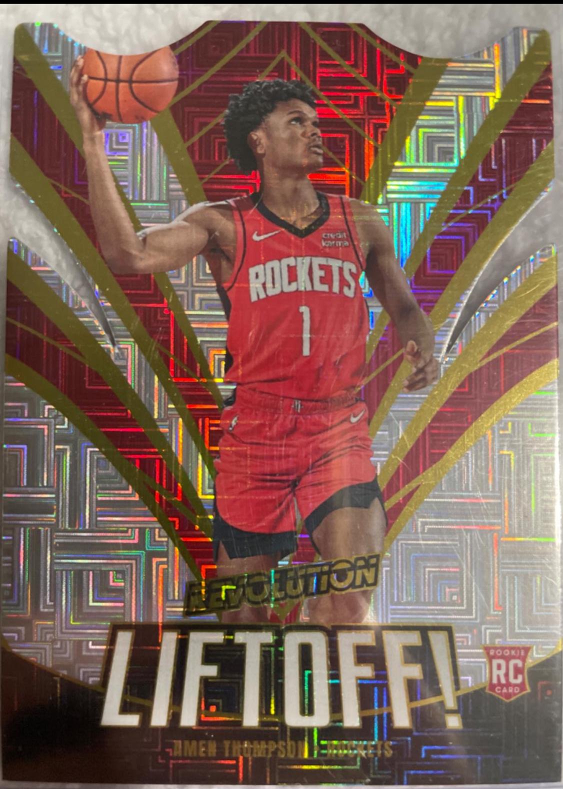 2023 Panini Revolution Liftoff Amen Thompson [Die Cut] #8 card