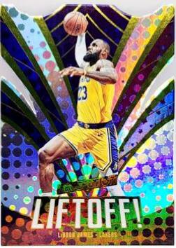 2023 Panini Revolution Liftoff LeBron James [Die Cut] #1 card