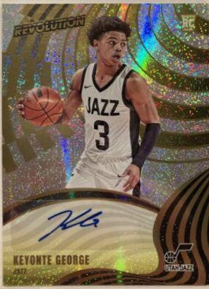 2023 Panini Revolution Rookie Autograph Keyonte George #RA-KGJ card