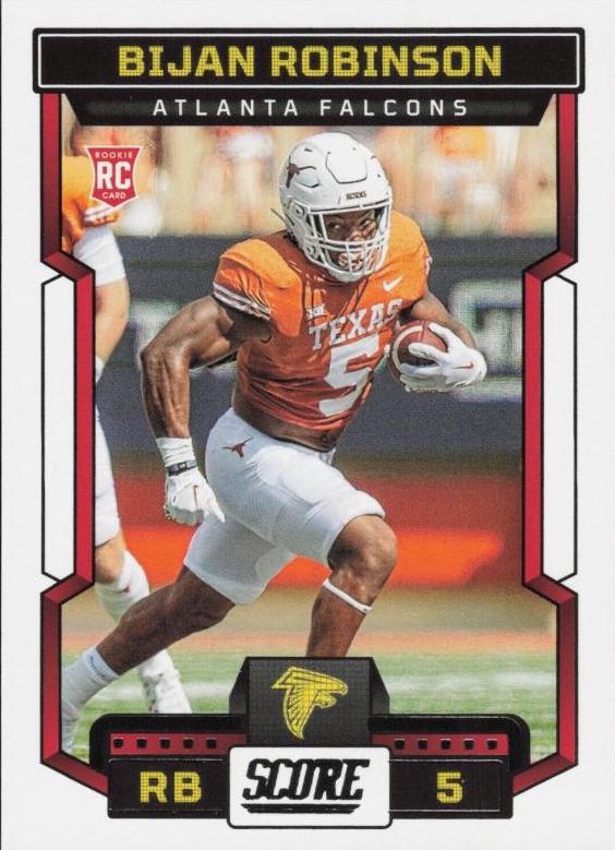 2023 Panini Score Bijan Robinson #315 card